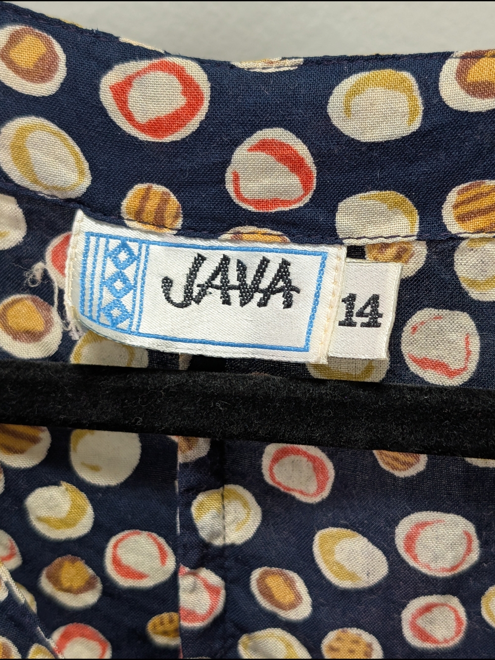 Vtg Java Blouse - Picture 5 of 6